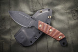 TOPS Knives Shadow Rider Fixed BLK Blade Mountain Tread Tan Handle Knife SDRD01