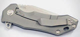 Kizer Uprising S35VN Wharncliffe Gray Flipper Folding Pocket Knife - 4491A2