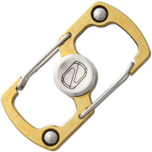 Stedemon Knives Fidget Spinner Keychain Gold Titanium