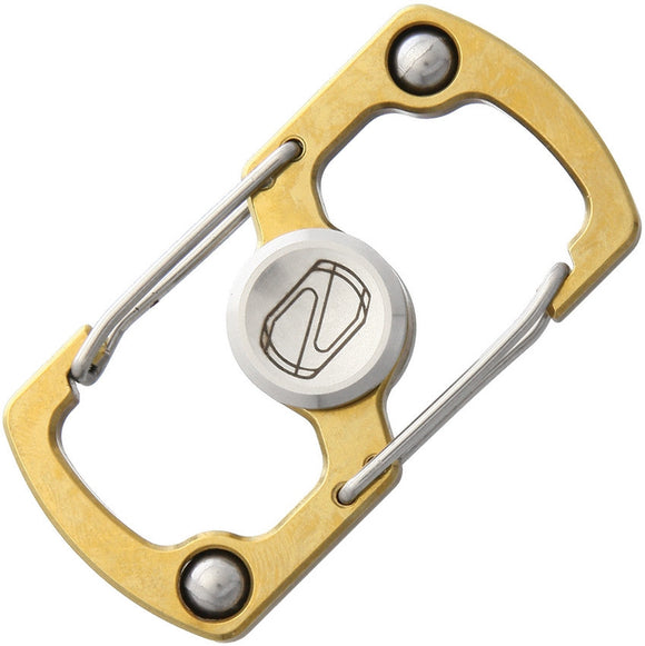 Stedemon Knives Fidget Spinner Keychain Gold Titanium